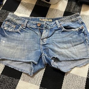 BKE denim shorts